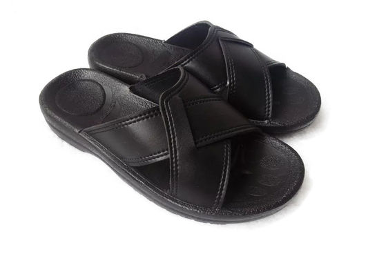 Anti scarpe statiche del locale senza polvere della pantofola ESD dell'unità di elaborazione del nero
